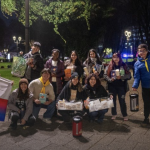 Universitarios adventistas llevan comida y esperanza a comunidad en Chile